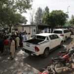 Supporters of Pakistans former Prime Minister Imran Khans