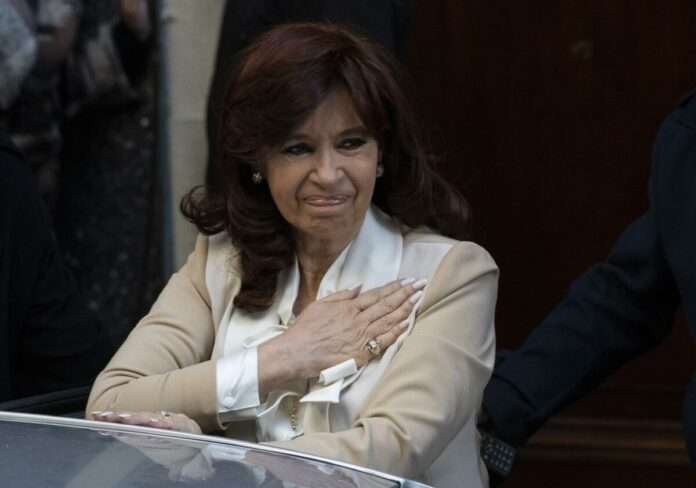 Argentine Vice President Cristina Fernandez