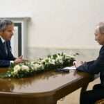 Russia Atomic Energy Agency Putin listens Grossi