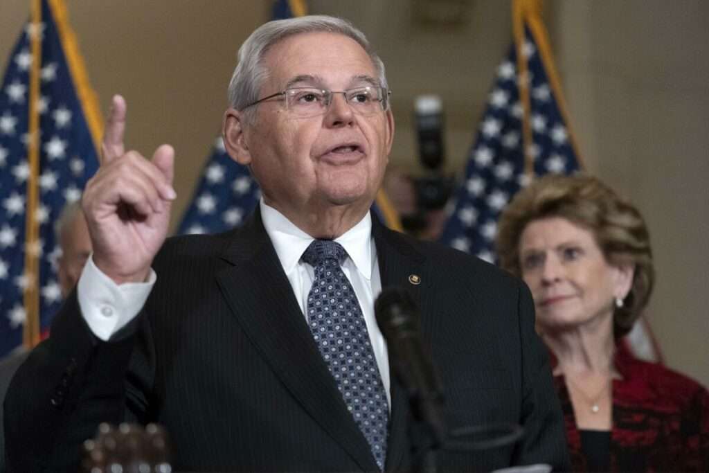 Sen Bob Menendez D N J speaks