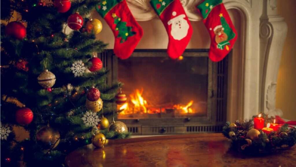 Cristmas Fire place