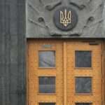 Cabinet of Ministers in the center of Kiev Ukraine