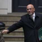 Conservative Party chairman Nadhim Zahawi leaves the Conservative Party head office