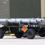 Weapons are seen at the Gioia del Colle air base near Bari Southern Italy