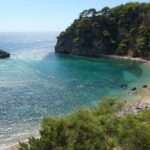 the beach as seen from