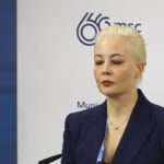 Yulia Navalnaya wife of Russian opposition leader Alexei Navalny