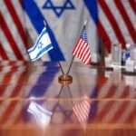 US Israel flags 2