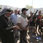 Iraq Fighters of the Saraya Salam Peace Brigades loyal to influential Iraqi cleric Muqtada al Sadr