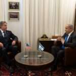 US Secretary of State Antony Blinken meeting with Israeli Prime Minister Benjamin Netanyahu