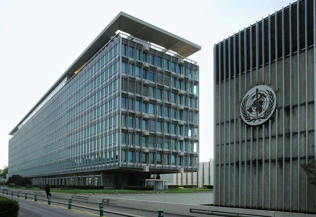 1280px World Health Organisation headquarters Geneva north and west sides