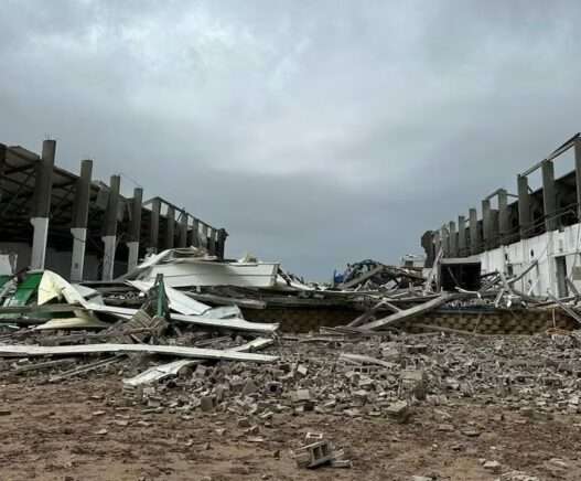 Storm Nuria tornado tears off warehouse roof killing three farm workers in Spains Sevilla 768x436 1