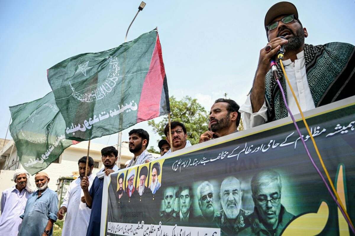 PAKISTAN-IRAN-ISRAEL-CONFLICT-PROTEST