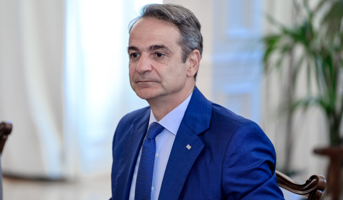 [378718] ΣΥΝΑΝΤΗΣΗ ΤΟΥ ΠΡΩΘΥΠΟΥΡΓΟΥ ΚΥΡΙΑΚΟΥ ΜΗΤΣΟΤΑΚΗ ΜΕ ΤΟΝ ΠΡΩΘΥΠΟΥΡΓΟ ΤΗΣ ΣΕΡΒΙΑΣ DJURO MACUT    (ΓΙΩΡΓΟΣ ΚΟΝΤΑΡΙΝΗΣ/EUROKINISSI)
