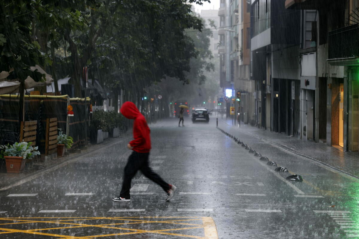 Heavy rainfalls in eastern Spain