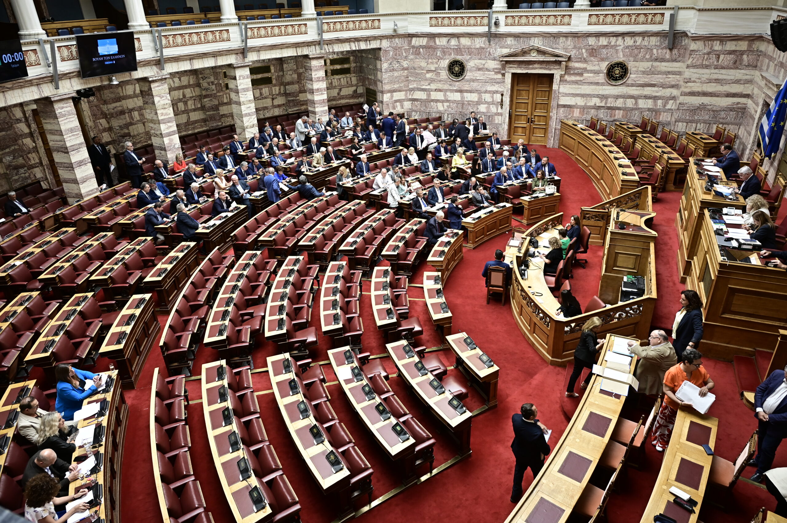 [379328] ΨΗΦΟΦΟΡΙΑ ΣΤΗΝ ΟΛΟΜΕΛΕΙΑ ΤΗΣ ΒΟΥΛΗΣ ΤΟΥ ΠΟΡΙΣΜΑΤΟΣ ΤΗΣ ΠΡΟΑΝΑΚΡΙΤΙΚΗΣ ΕΠΙΤΡΟΠΗΣ ΓΙΑ ΤΟΝ ΠΡΩΗΝ ΥΠΟΥΡΓΟ ΜΕΤΑΦΟΡΩΝ ΚΑΙ ΥΠΟΔΟΜΩΝ ΚΩΝΣΤΑΝΤΙΝΟ ΚΑΡΑΜΑΝΛΗ ΓΙΑ ΤΟ ΔΥΣΤΥΧΗΜΑ ΤΩΝ ΤΕΜΠΩΝ     (ΜΙΧΑΛΗΣ ΚΑΡΑΓΙΑΝΝΗΣ/EUROKINISSI)