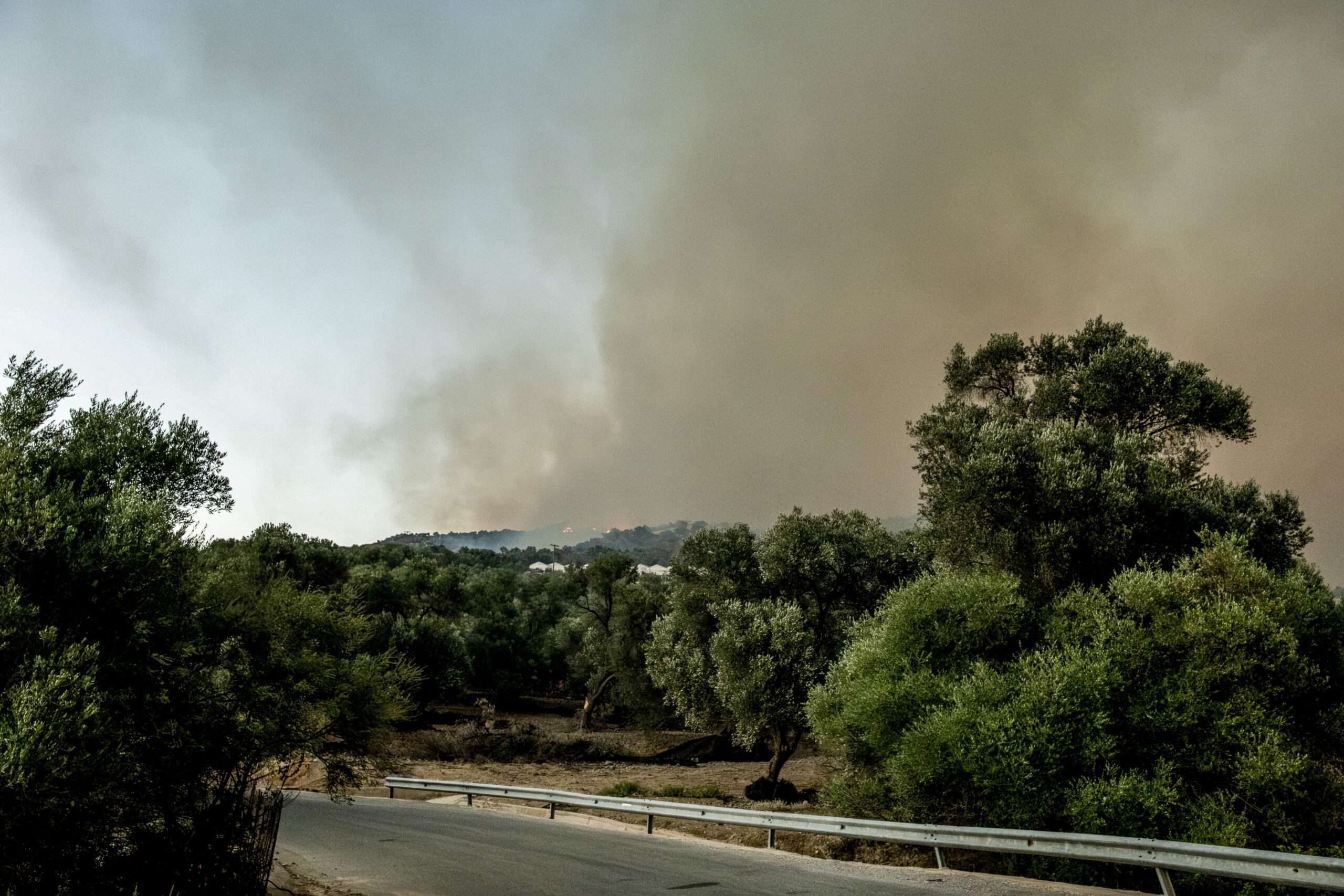 [379446] ΠΥΡΚΑΓΙΑ ΣΤΑ ΧΑΝΙΑ ΣΤΗ ΠΕΡΙΟΧΗ ΤΕΜΕΝΙΑ ΣΤΟ ΔΗΜΟ ΚΑΝΤΑΝΟΥ - ΣΕΛΙΝΟΥ (ΑΝΤΩΝΗΣ ΖΟΥΡΙΔΑΚΗΣ / EUROKINISSI)