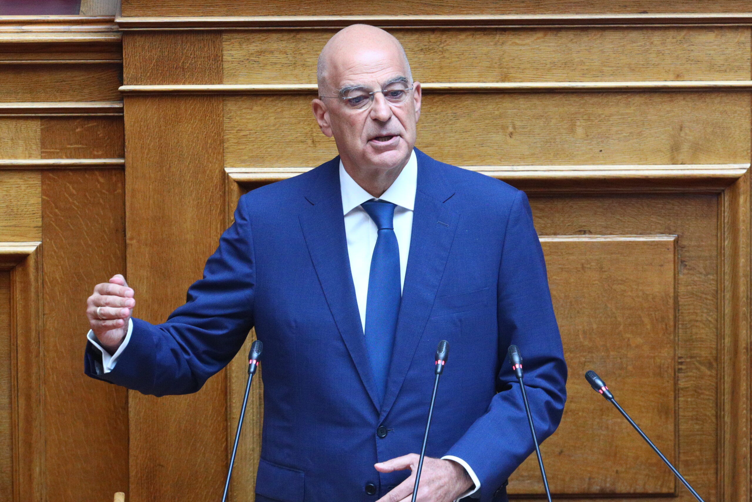 [379459] ΣΥΖΗΤΗΣΗ ΣΤΗΝ ΟΛΟΜΕΛΕΙΑ ΤΗΣ ΒΟΥΛΗΣ ΝΟΜΟΣΧΕΔΙΟΥ ΤΟΥ ΥΠΟΥΡΓΕΙΟΥ ΕΘΝΙΚΗΣ ΑΜΥΝΑΣ   (ΓΙΑΝΝΗΣ ΠΑΝΑΓΟΠΟΥΛΟΣ/EUROKINISSI)