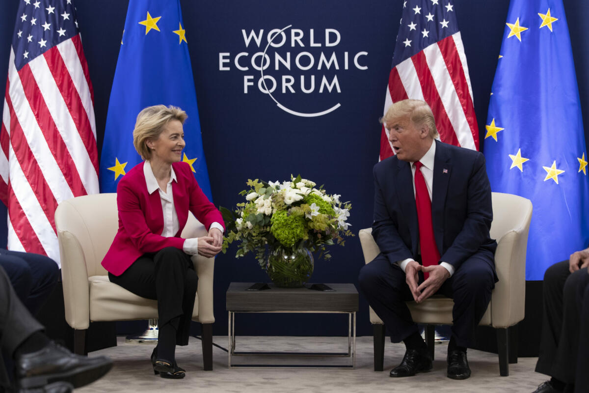 Donald Trump, Ursula von der Leyen, Simonetta Sommaruga, Imran Khan