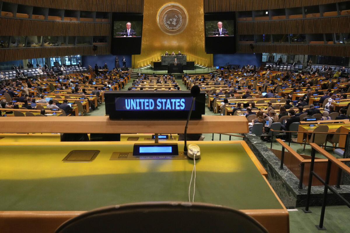 UN Mideast Wars Two State Solution