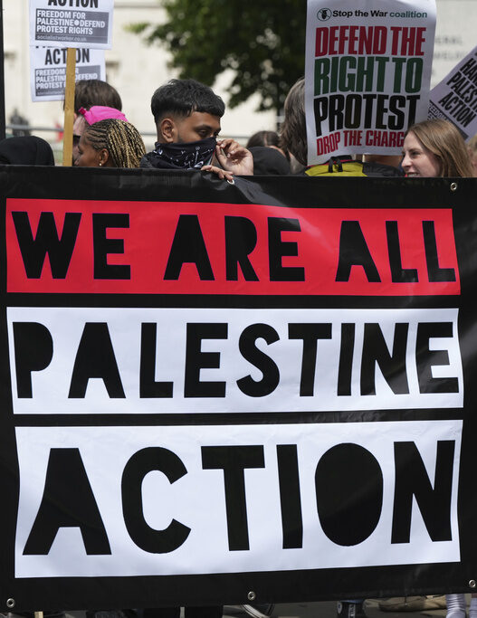 palestine action demo