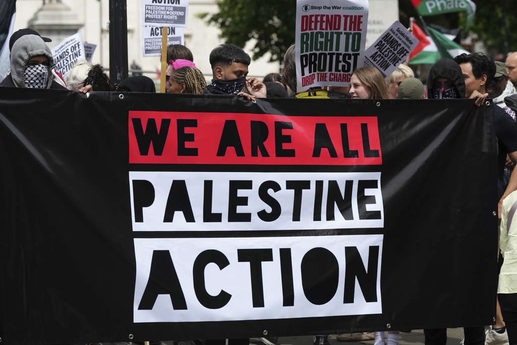 palestine action demo